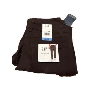 NWT Men's Brown GAP 5 Pocket Pant Size 32X32 $79